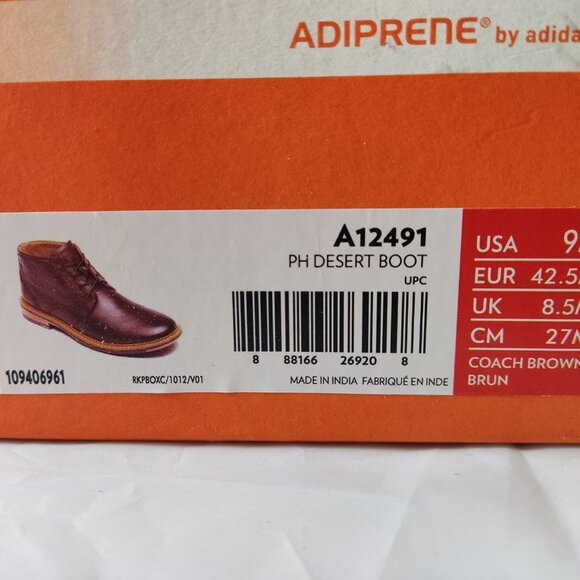 NEW Adiprene by Adidas Rockport Men's PH Desert Chukka Boot Coach Brown Mens 9 - Picture 3 of 6